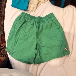 Champion Women's Athletic Green Shorts